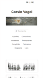 Mobile Screenshot of corsinvogel.com